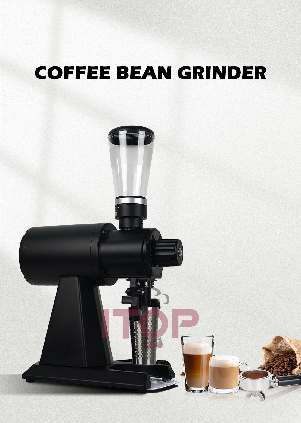 Ek43 Coffee Grinder Professional Electric Coffee Bean Grinding Machine 98mm Stainless Steel Burr/coffe Grinder Electric