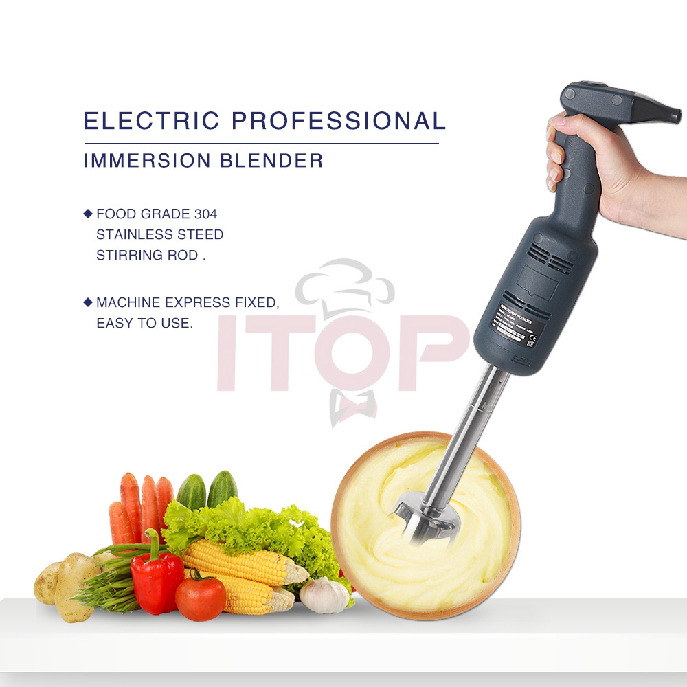 IT220MF+BT160 Power Immersion Blender Food Processors Commercial Heavy Duty Handheld Blender Smoothie Mixer