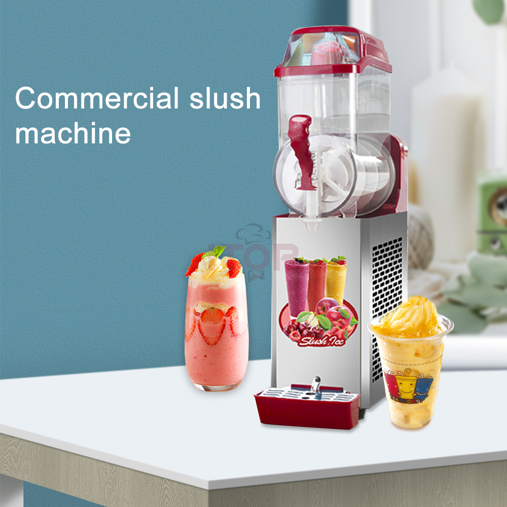 Commercial Smoothie Slushee Slushie Machine Granita Daiquiri Ice Slash Frozen Drink Making Slushy Maker Margarita Slush Machine