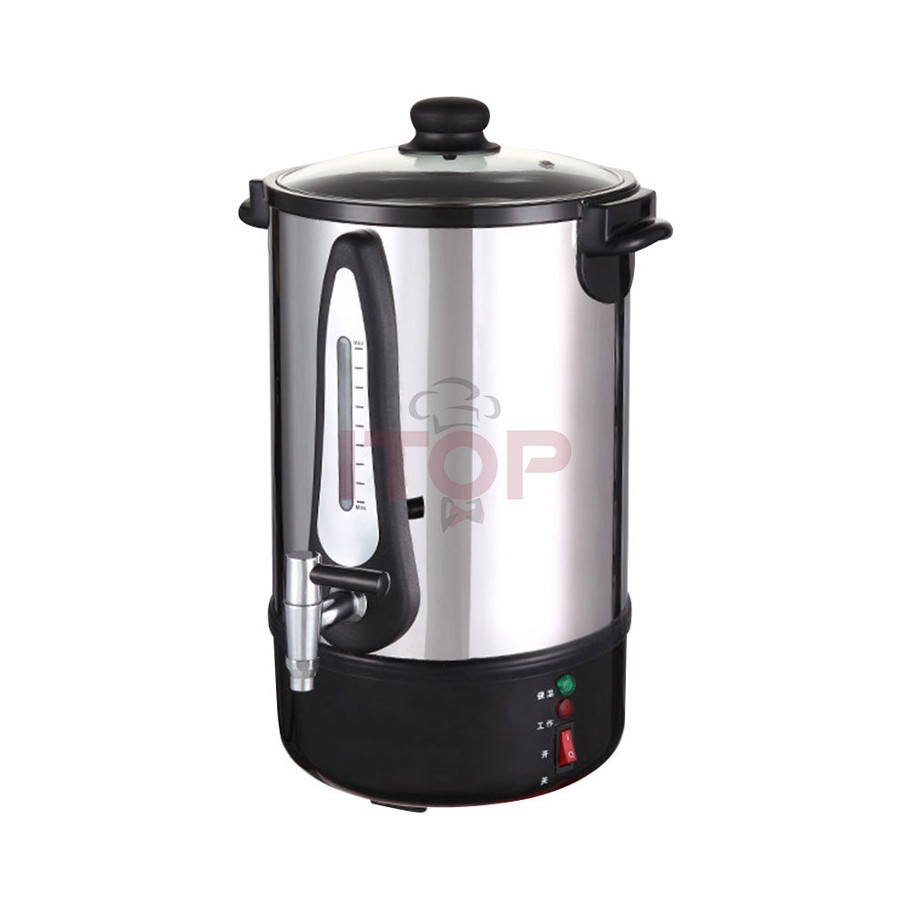 Stainless Steel Warmer Heating Hot Water Boiler Water Kettle 220V Catering Kettle  Large Capacity Juicer Coffee Dispenser