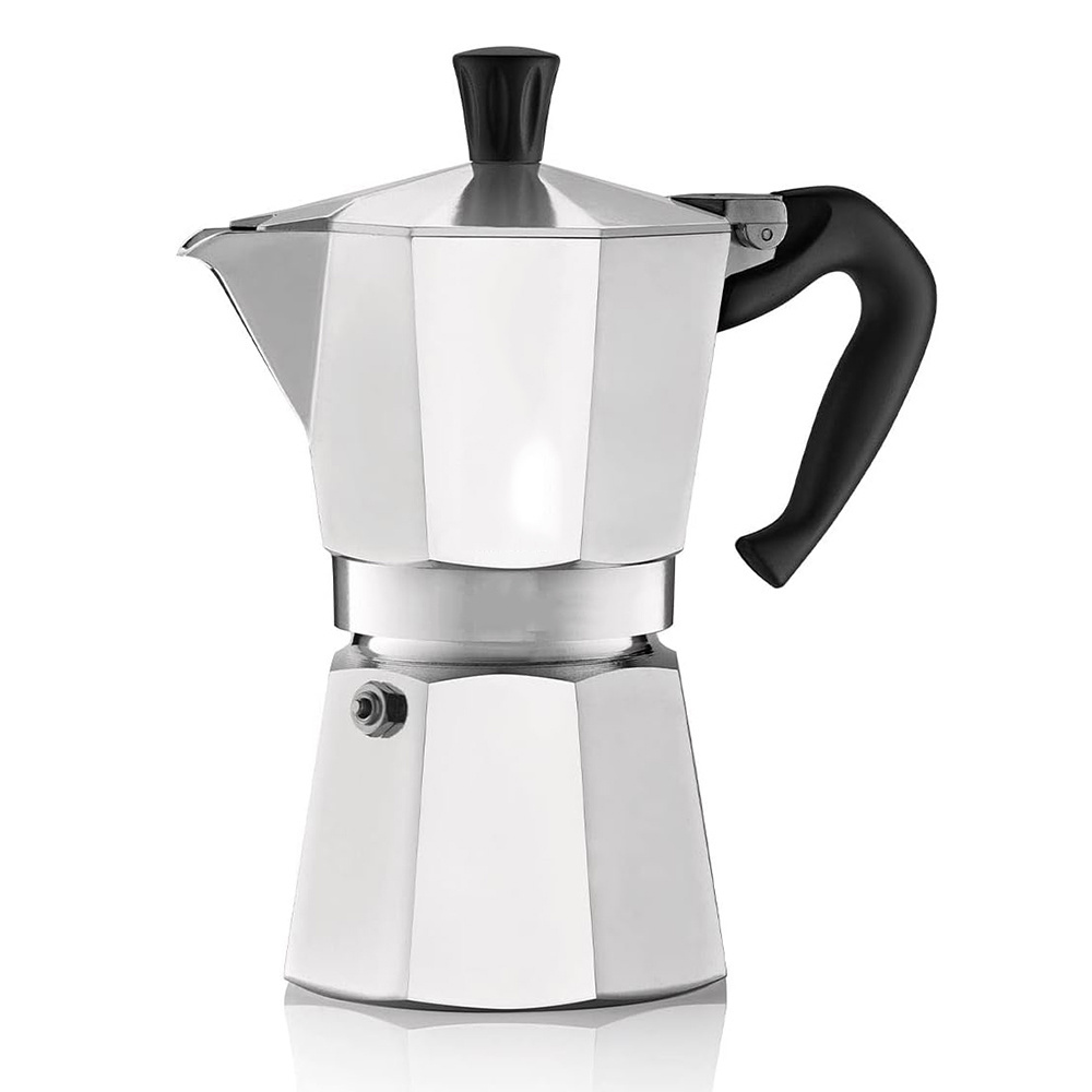 Moka Kettle Maker Moka Pot Aluminium Stove Top Coffee Tea Kettles Moka Pot Italian Espresso Coffee Maker Pot 1-6 Cups