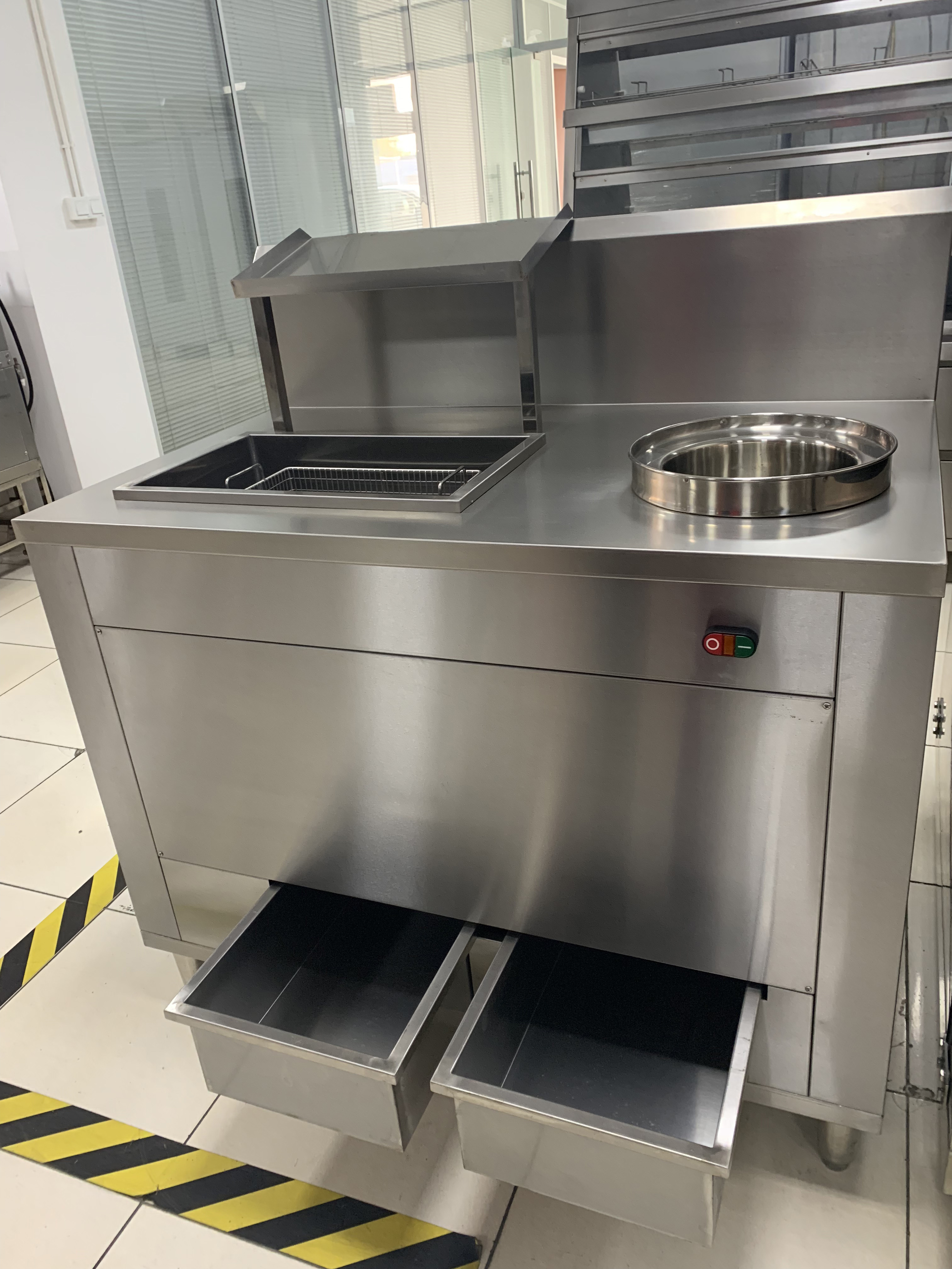 Powder coating machine / Electric chicken breader / Chicken breading table