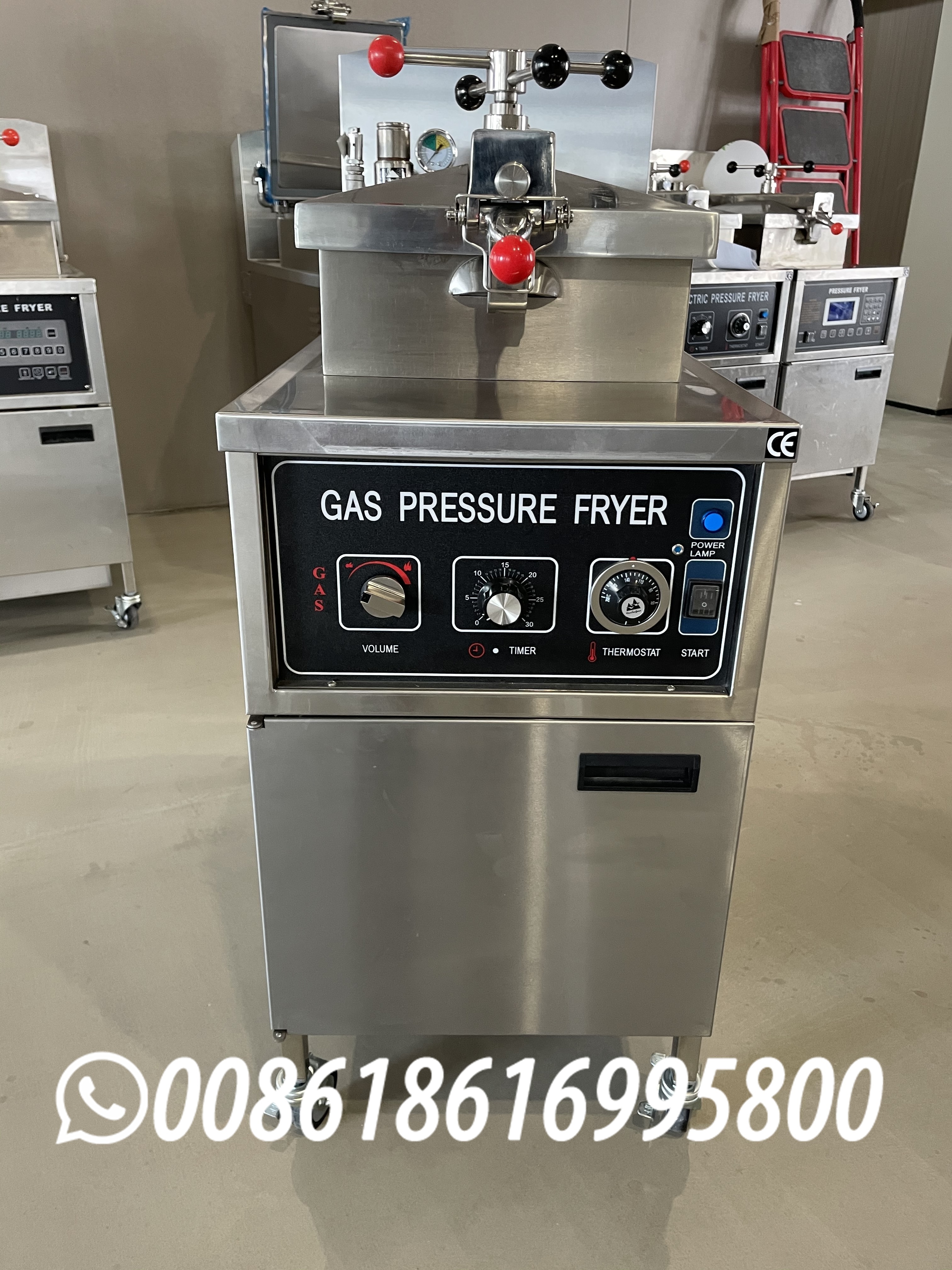 Henny Penny Computron 8000 MDXZ-24 MDXZ-25 Gas Pressure Fryer Broasted Chicken Machine