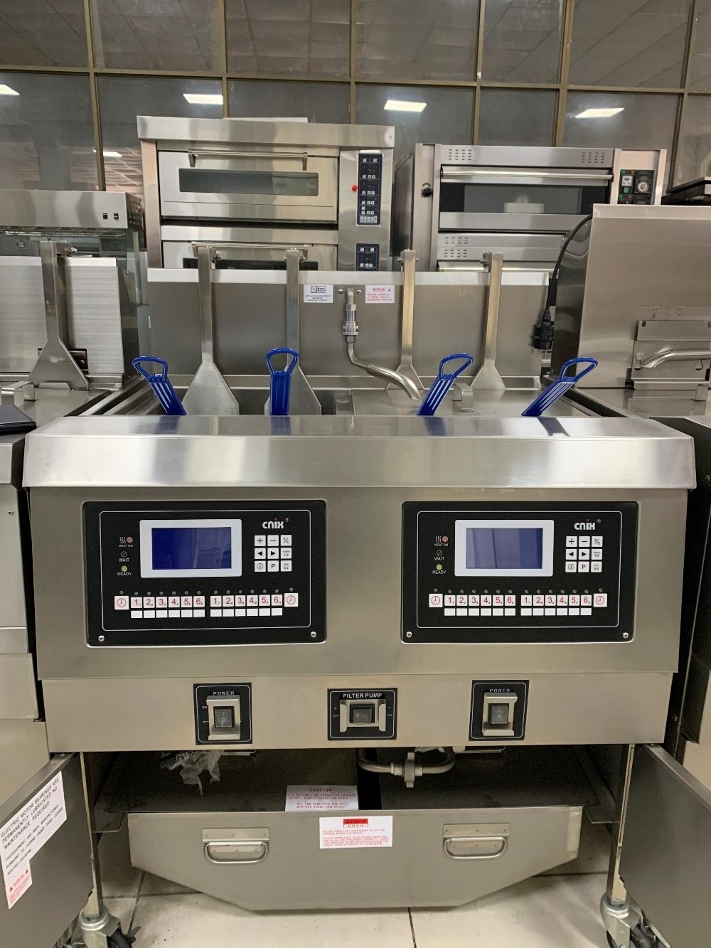 OFG-322L broasted chicken machine used Open fryer fast food shop chicken frying food gas open fryer