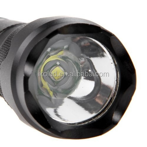 OEM 502B 3.0V 18w Powerful Portable LED Flashlight with Clip EDC Torch Lamp 18650 Linterna