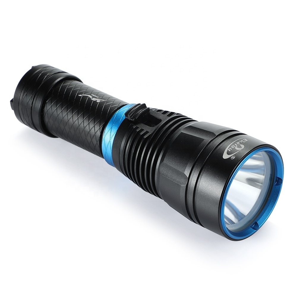 Aluminum XHP50 Diving Flashlight 100m underwater Magnetic switch Led Torch light 2000lumen Lamp Rechargeable underwater hunting