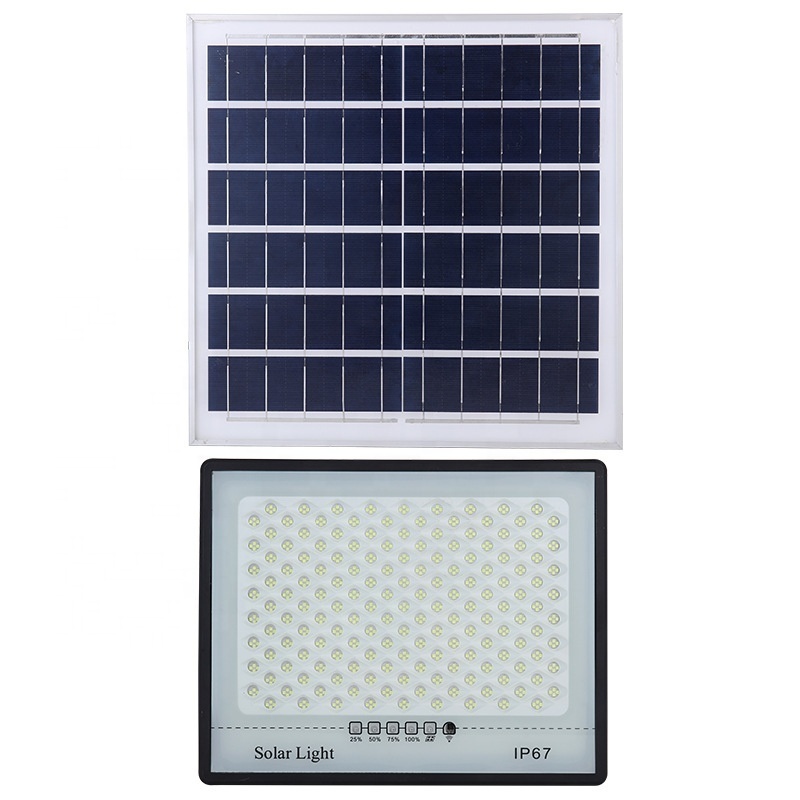 High Quality IP67 Remote Control Slim Solar Powered Floodlight Outdoor Led Solar Flood Light led waterproof street spotlights