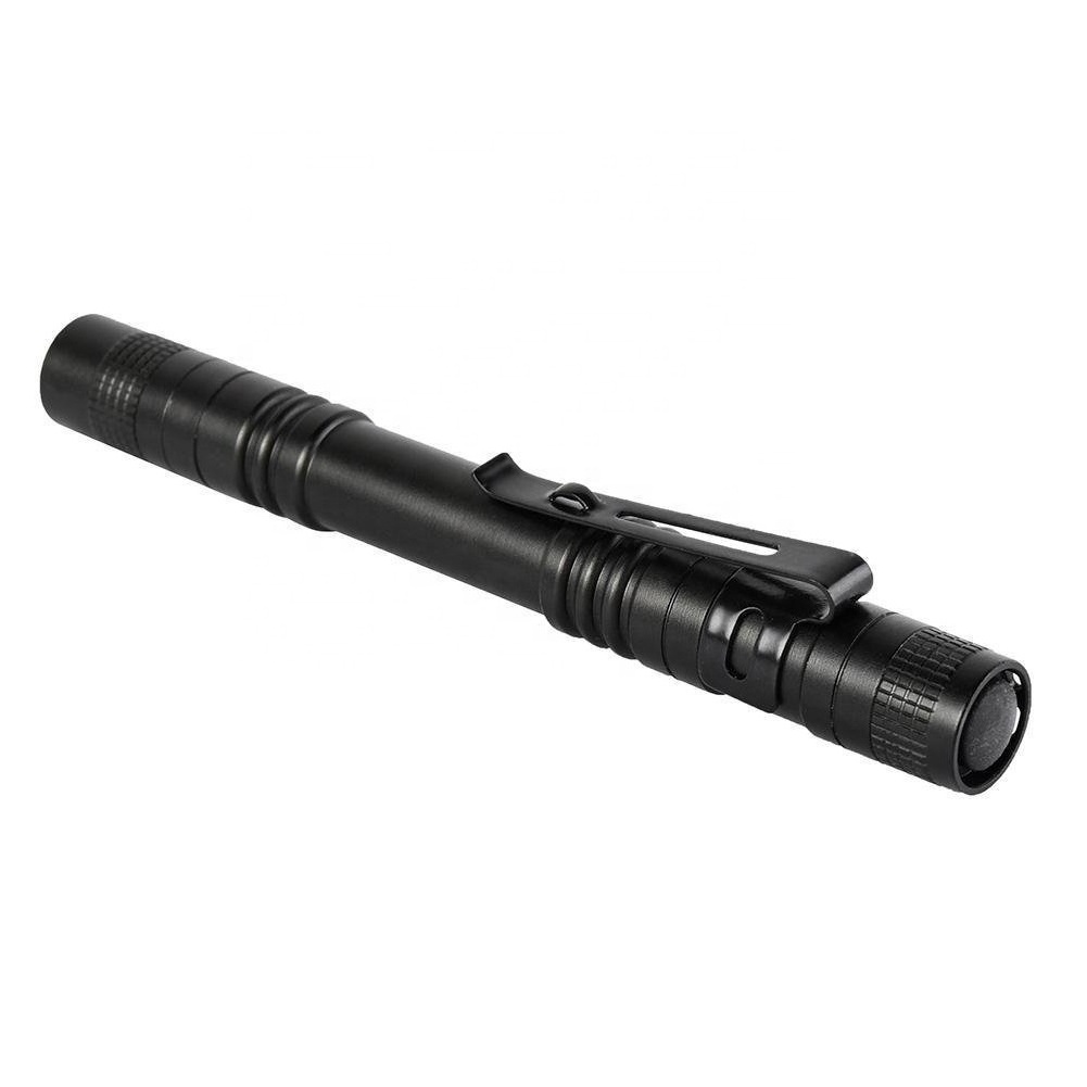 Portable Aluminum Alloy  Mini flashlights Tactical EDC Pocket Flashlight Small Penholder Pen Light