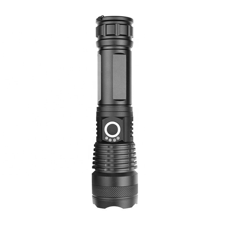 Aluminum Powerful Super Bright EDC XHP50 Flashlight Waterproof Zoom torches Light Metal Rechargeable Tactical LED Flashlight