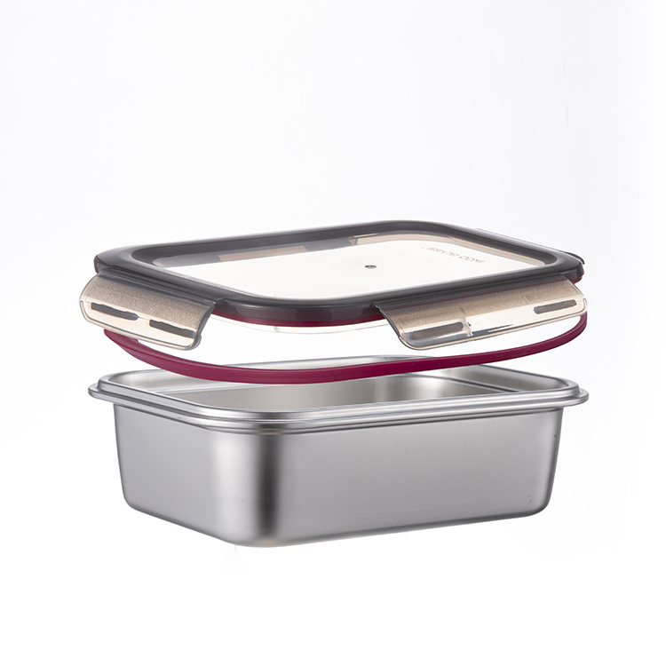 IKOO Microwave safe reusable lunch box stainless steel food container