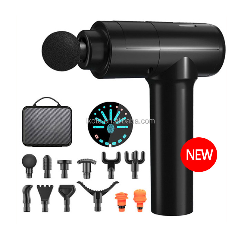 Portable Hand Held Massage Gun Fascial Gun Custom Logo With USB Charging Aerlang Massage Gun Attachment