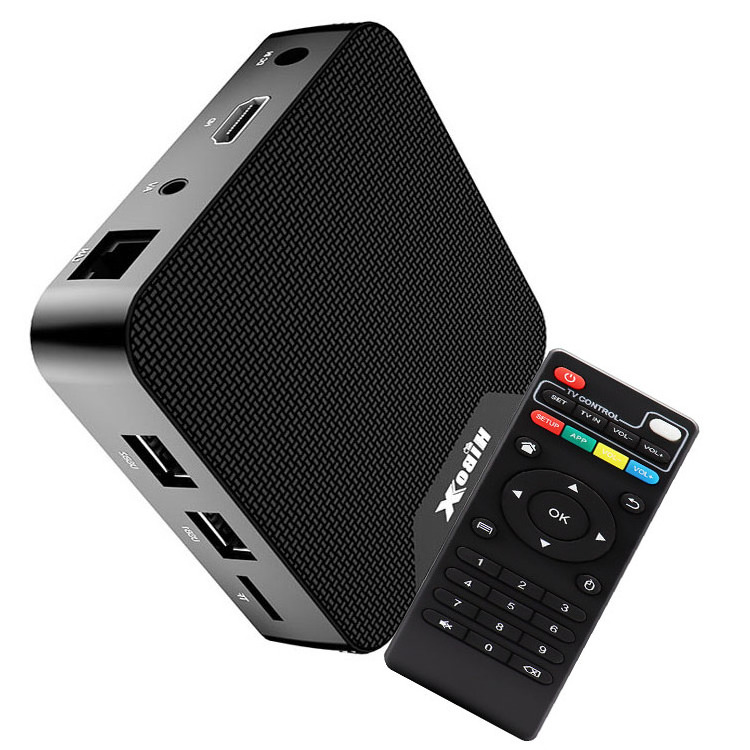 4K Android TV Box HTV HD Smart Set Top Box 2.4G WiFi High-definition Decoder Multi-function Network settop box puce