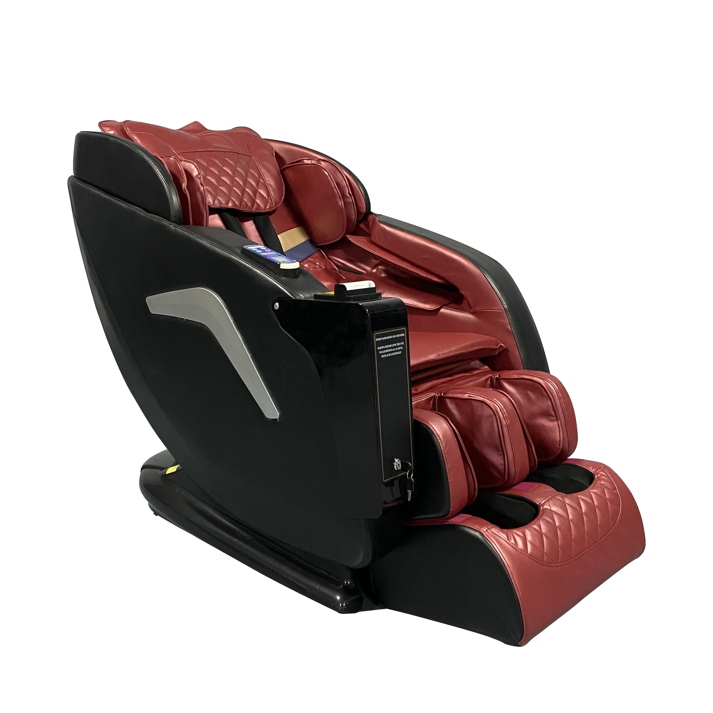 OEM Vending SL Shape Zero Gravity Office 4D Public with Coin Bill Acceptor Credit Card Operated Vending Massage Chair