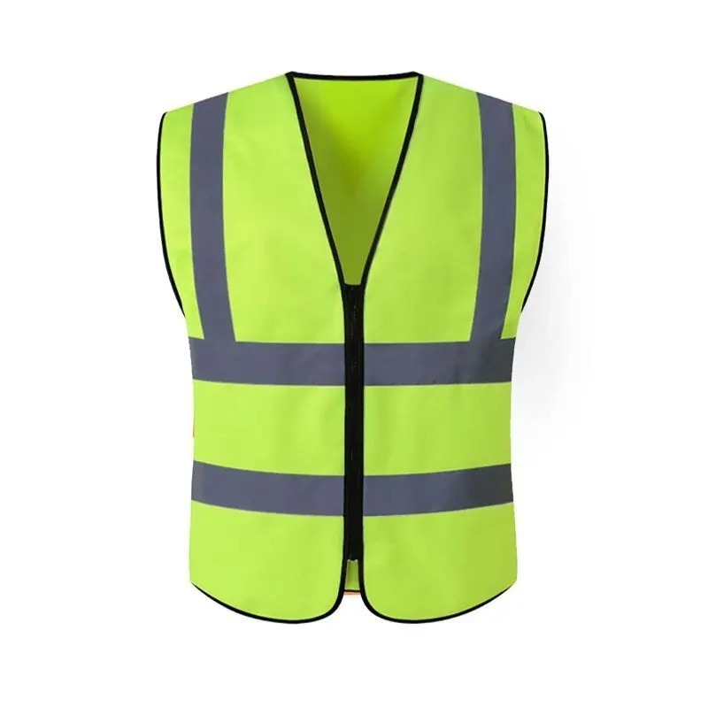 Custom Blue Red Orange Safety Work Vest with Reflective Strips Reflective Vest for Construction Cycling Motorcycle