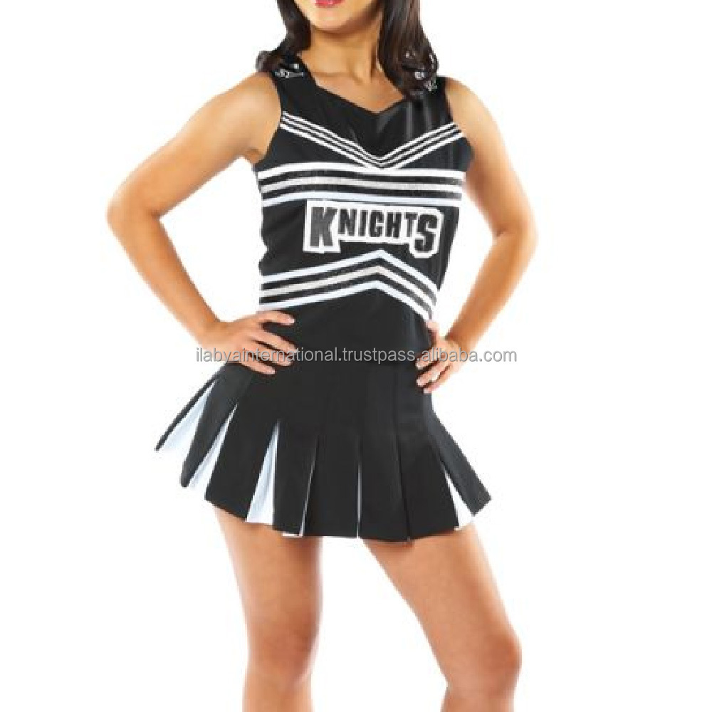 Blank Custom Long sleeve Cheerleading Uniforms Girl Competition Cheerleader Suit School Cheer Team Uniforms