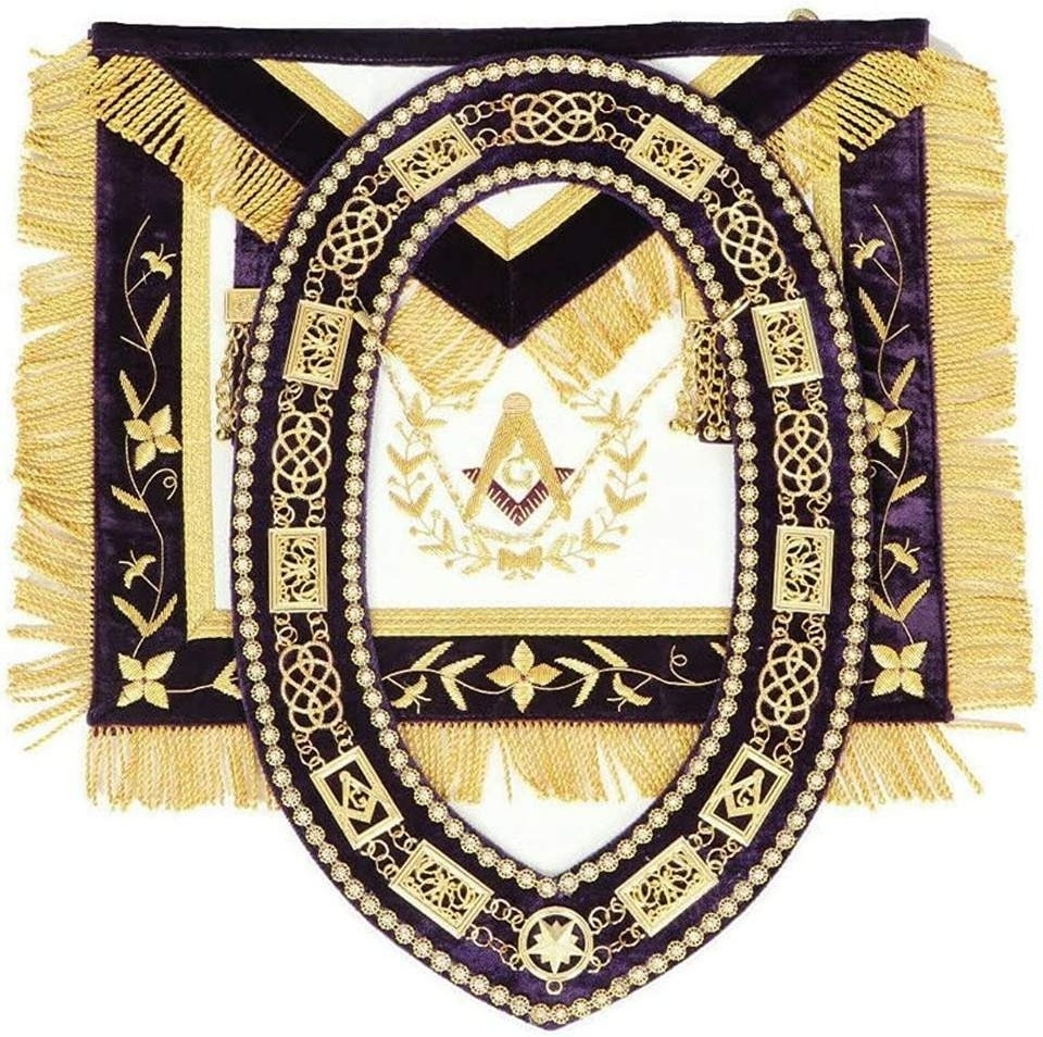 Wholesale Most Demanding Aprons Masonic Regalia Marshal Apron Masonic Regalia High Quality Custom Lodge Apron