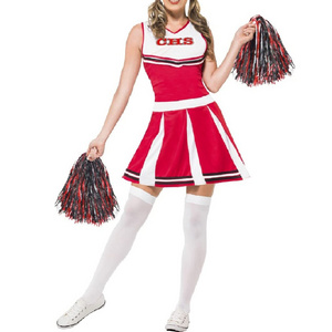 Blank Custom Long sleeve Cheerleading Uniforms Girl Competition Cheerleader Suit School Cheer Team Uniforms