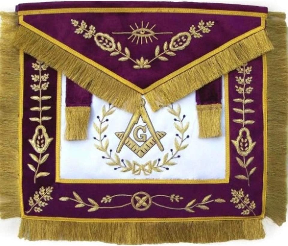 Wholesale Most Demanding Aprons Masonic Regalia Marshal Apron Masonic Regalia High Quality Custom Lodge Apron