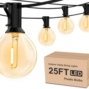 LED Solar Powered   Bulb Globe String Light