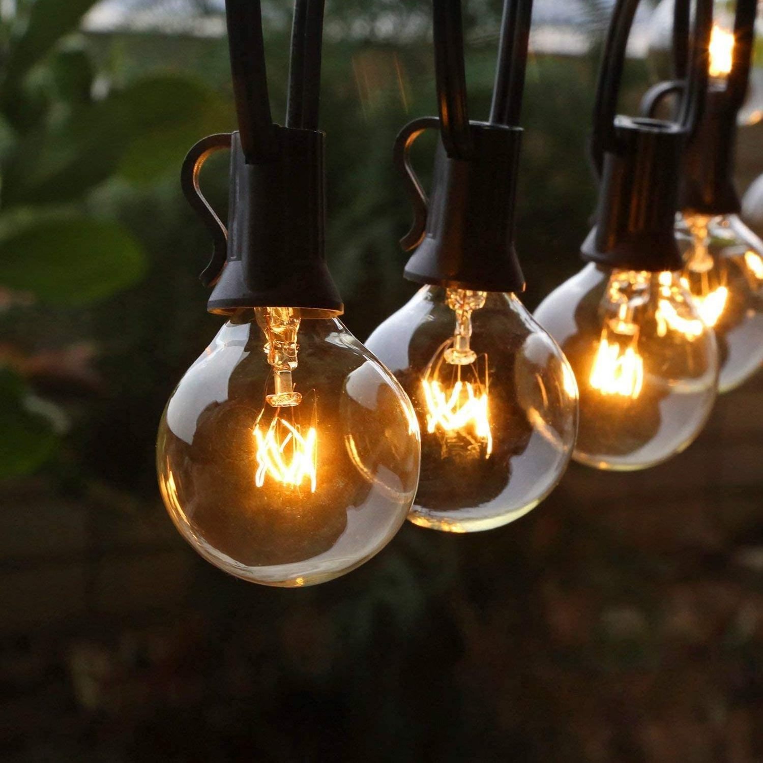 Waterproof  G40 Clear Globe Bulbs 25FT  Night lighting romance light for holidays new style Edison filament