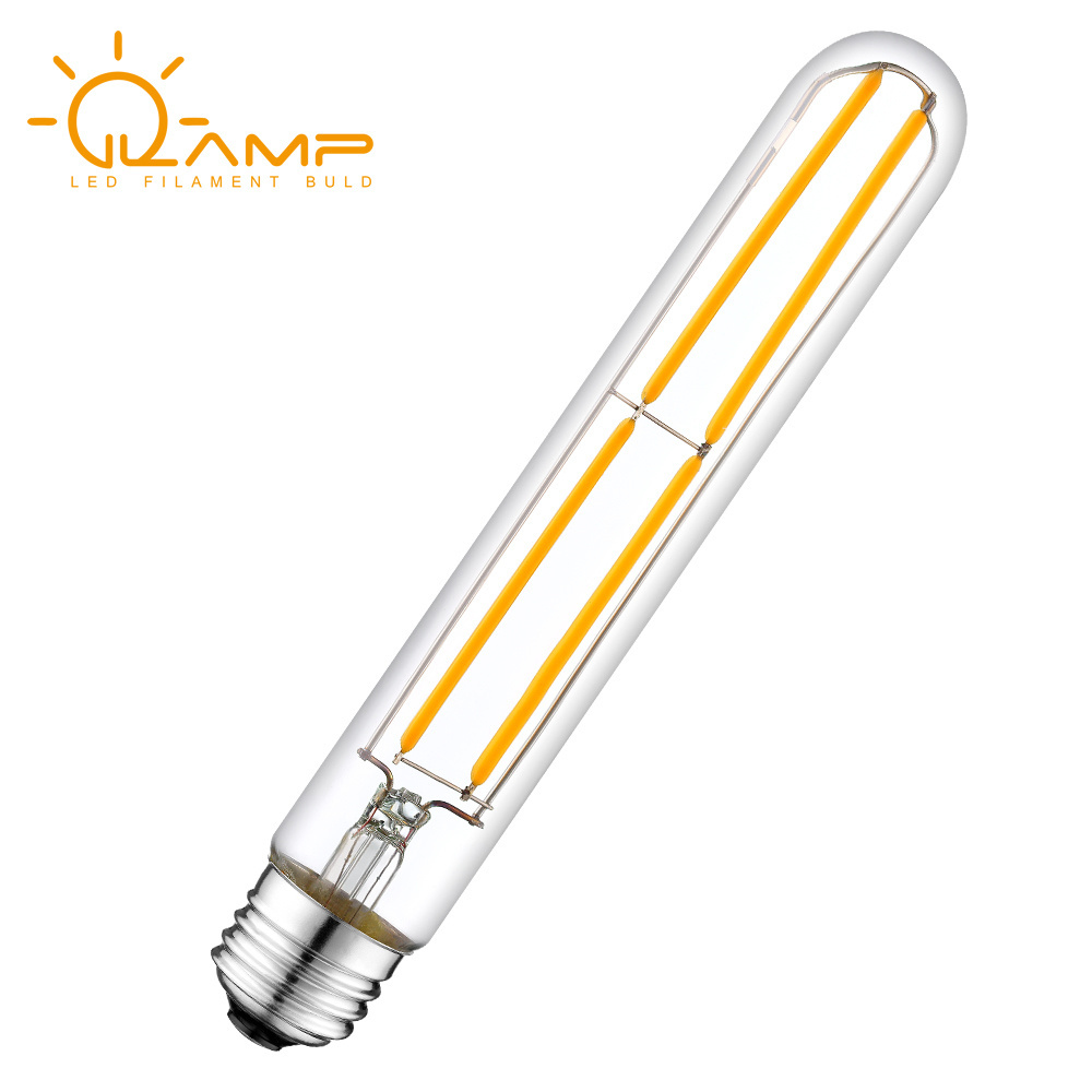 Long tubular filament bulb T30*185 clear bulb  porch patio street lighting vintage filament lamp