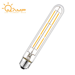 Long tubular filament bulb T30*185 clear bulb  porch patio street lighting vintage filament lamp