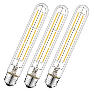 Long tubular glass bulb housing filament bulb T30 5 watt candle lamp