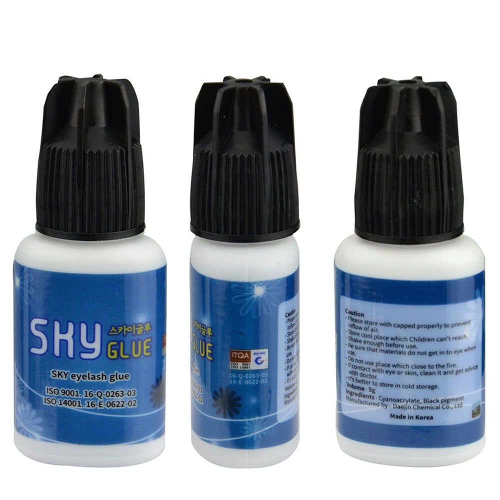 SKY ZONE Glue for Eyelash Extension Glue Last Over 6 Weeks Fast Drying Professional Eyelash Glue from Korea