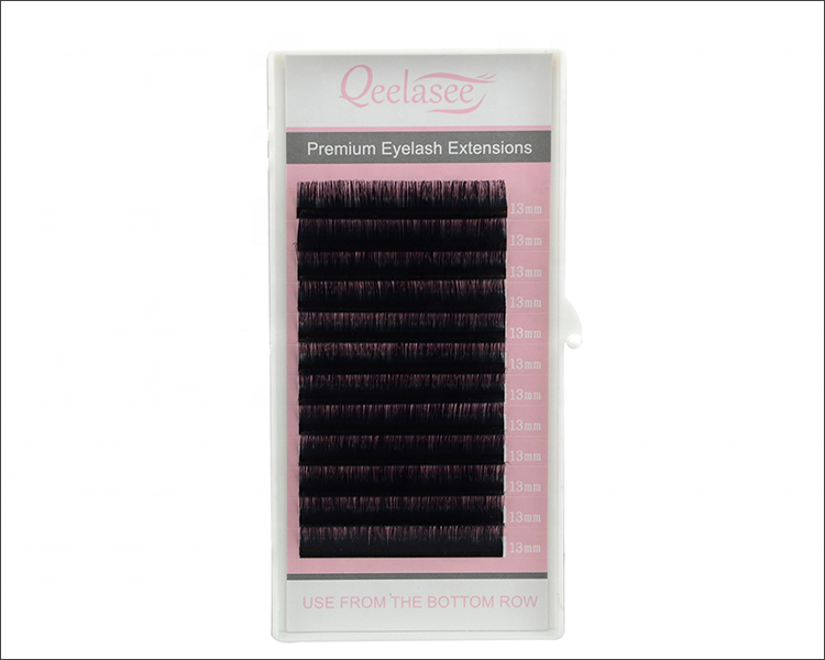 Qeelasee fan beautiful eyelash extensions wholesale lashes supplier