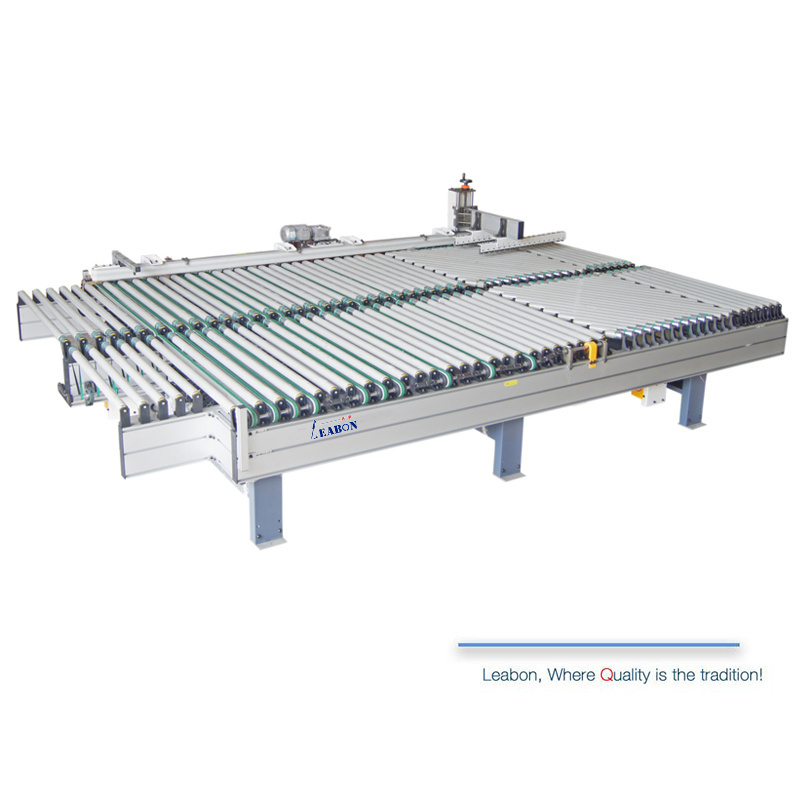 Angled Conveyor Roll Table are used in Woodworking Machinery for Edge Banding Machine and Sanding Machine production lines etc.