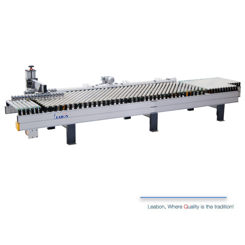 Angled Conveyor Roll Table are used in Woodworking Machinery for Edge Banding Machine and Sanding Machine production lines etc.