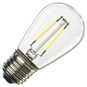 S14 2W Replacement LED Light Bulbs 2W Equivalent to 20W Shatterproof & Waterproof   E27 Base Edison LED Light Bulbs