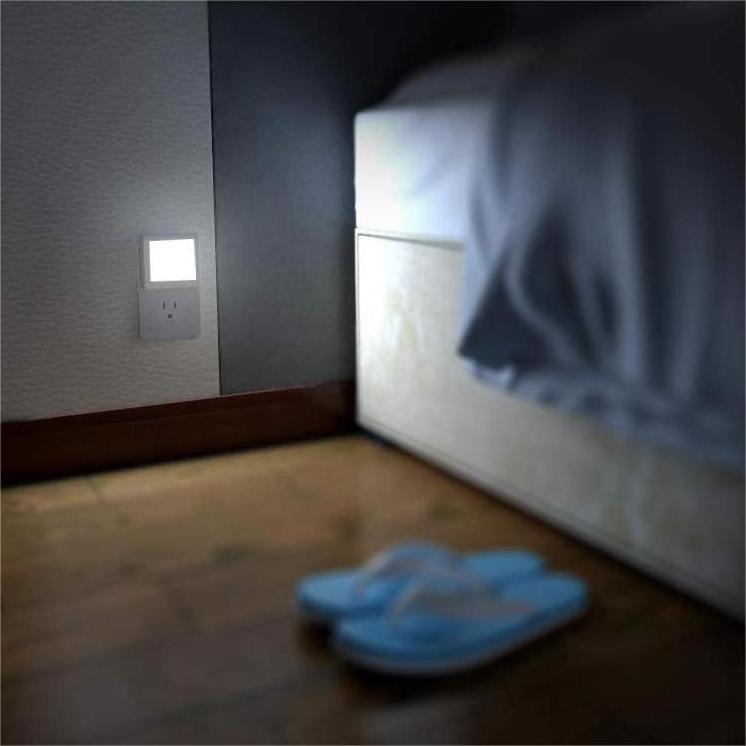 Plug in Led Night Light Automatic Dusk to Dawn Photocell Sensor Plug-in Night Lamp Lighting