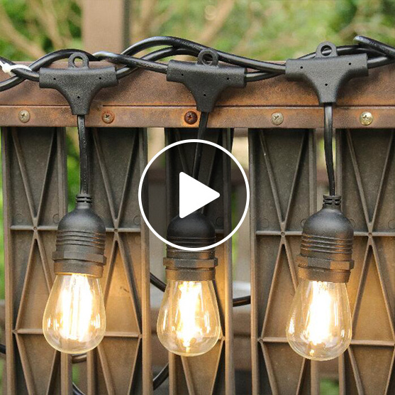 Fashion Blue String Bluetooth Bulbs With Speaker Bright Outdoor Light