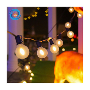 Waterproof G40 25ft 25 LED String light Mini Globe bulbs Outdoor Decorative powered party string light for navidad Holiday