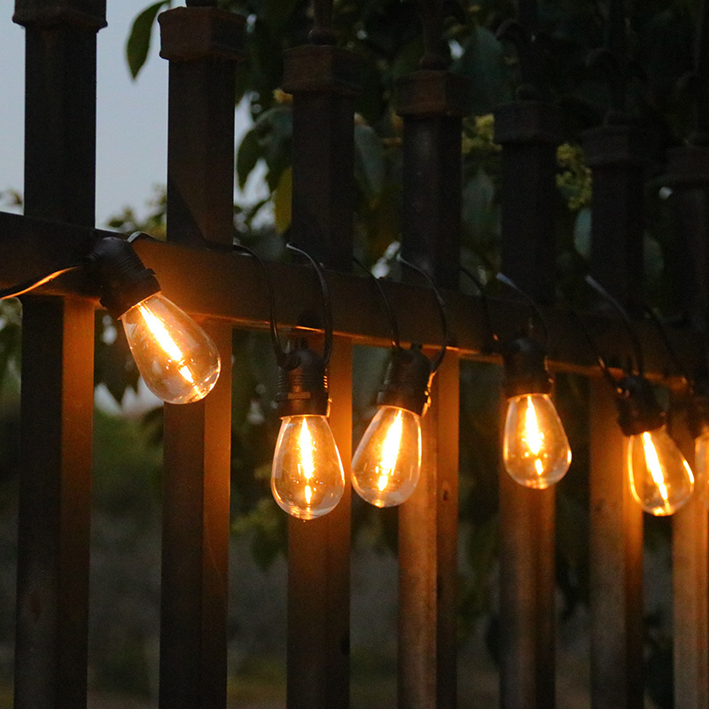 Solar Outdoor Hanging Wedding Party Decor Stake Garden Patio Lights Solar String Light Bulbs Led