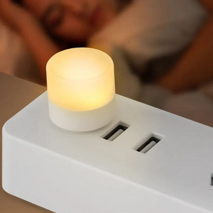 USB Night Bedroom Bedside Night Light Power Bank Power Outage Emergency Light Car USB Atmosphere Light 00 White HG6