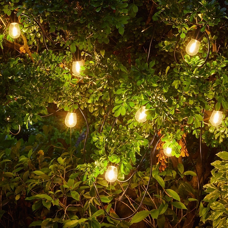 E27 Decoration Outdoor Garden Festoon Warm White String Light Belt Bulb