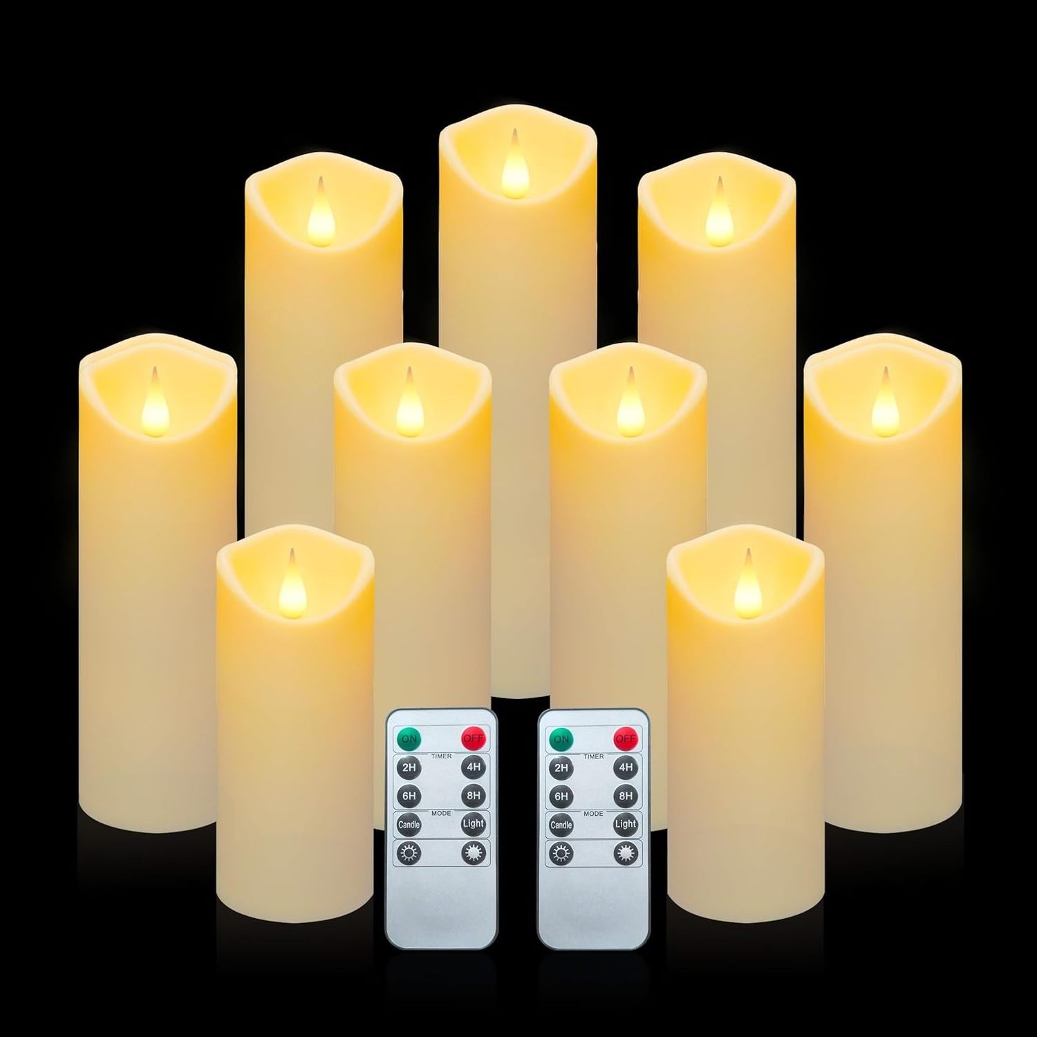 LED electronic candle light simulation paraffin wax rocking fake led glowing candle for bar wedding party Christmas Halloween