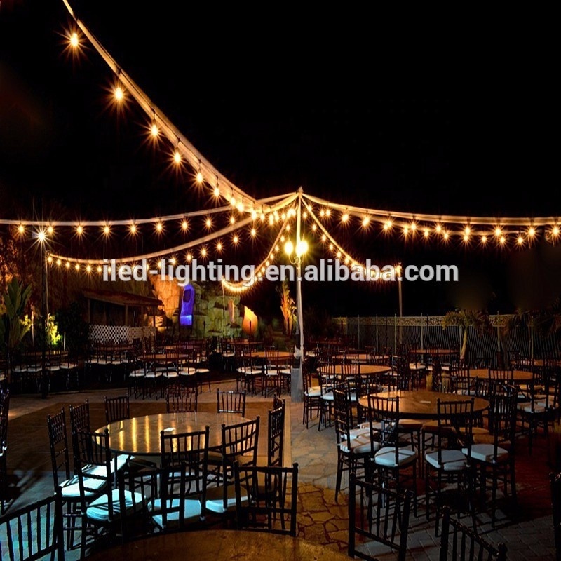 Replacement solar power led filament outdoor indoor garden bistro ip65 waterproof sustainable use festoon string light