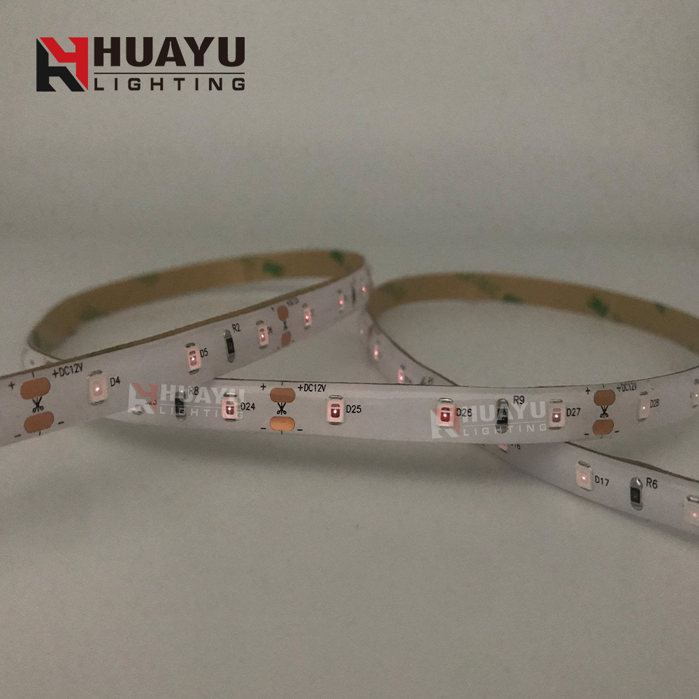 SMD2835 60leds/m 300leds/roll infrared non-waterproof 710nm 810nm 850nm flexible cuttable IR led strip for monitoring