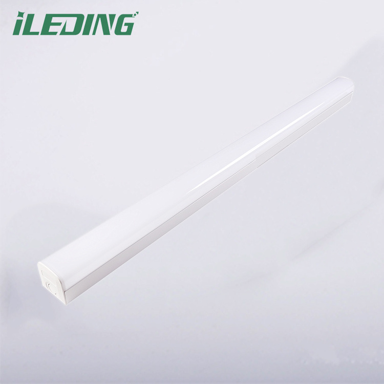 Supermarket DLC Premium Linkable  2ft 4ft 8ft LED Linear Strip Light Fixture For Passageway