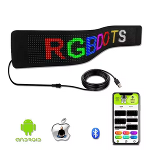 Flexible LED Display Easy to Carry Light Up Moving Messages display Advertising Promotion APP Programmable LED ticker