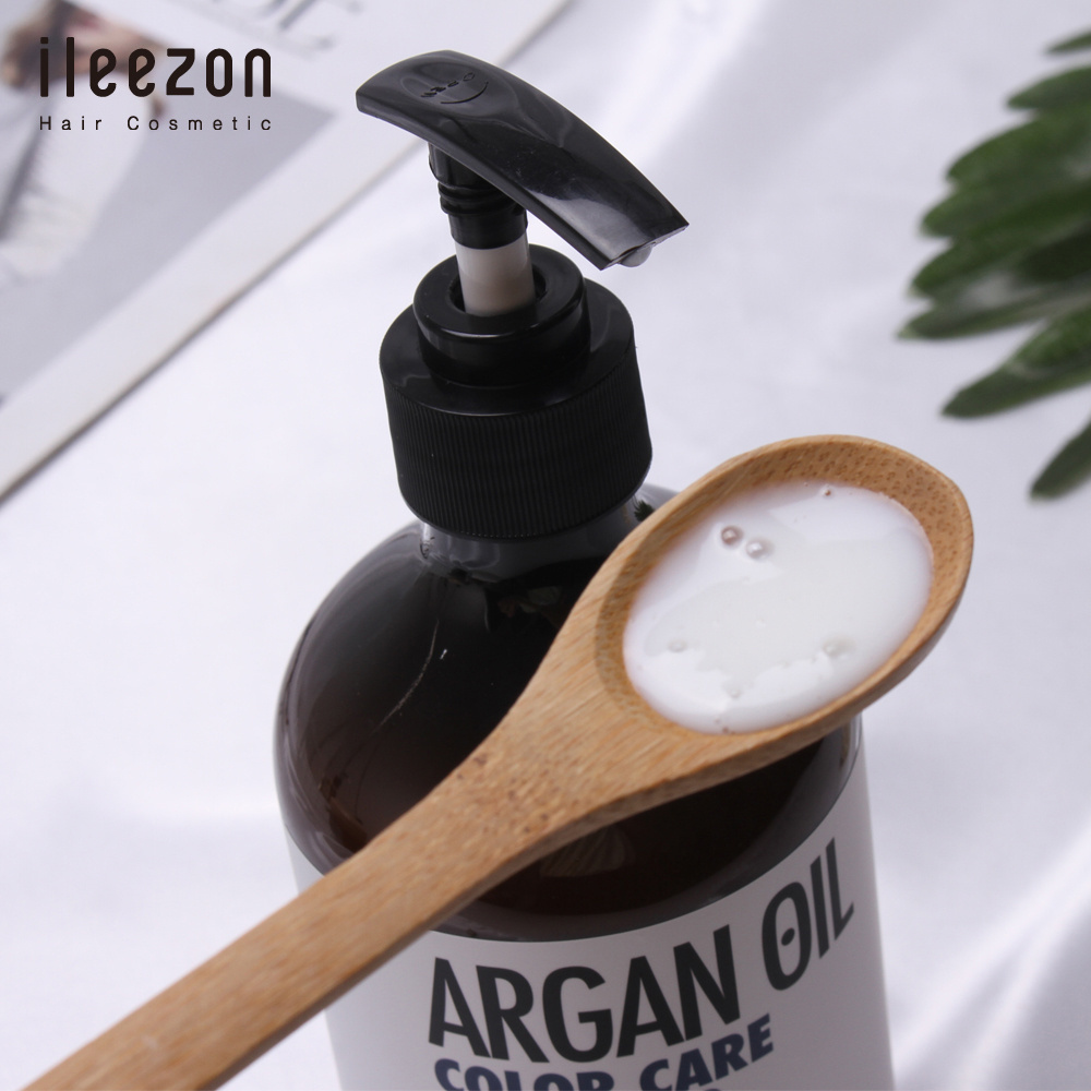 Salon grade argan oil shampoo clean color treated hair with minimizing color wash out