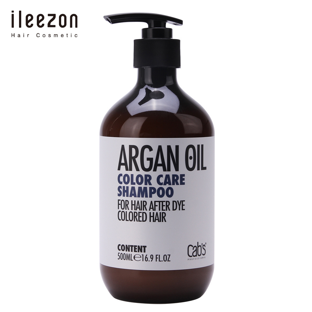 Salon grade argan oil shampoo clean color treated hair with minimizing color wash out