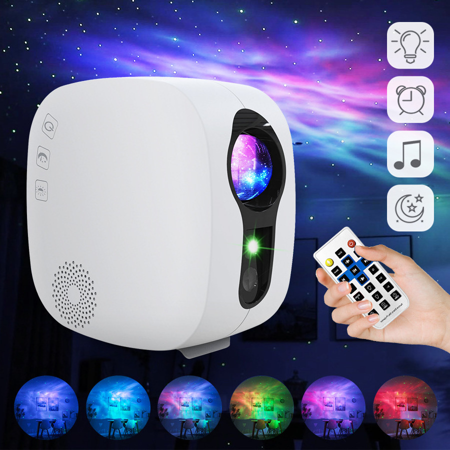 Star Projector,Bluetooth Speaker Remote Control Moon Nebula Galaxy Night Light Projector Ceiling Projector for Bedroom/Home/Thea