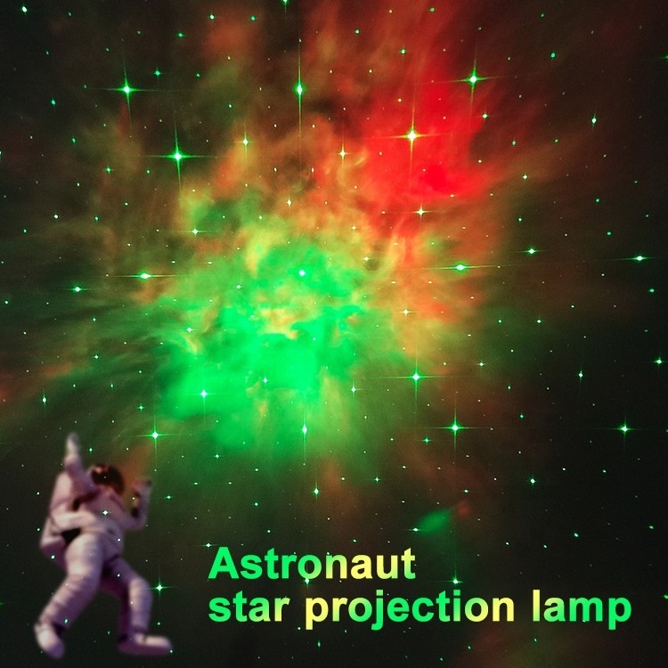 White Color Astronaut Projection Lamp With Remote Control Star Lighting Standing and Sitting Position Projector