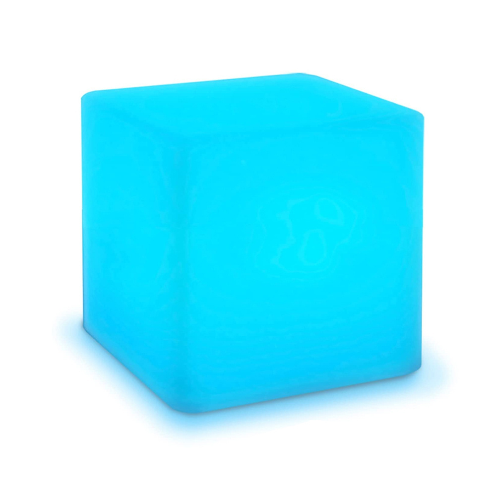 2022 new square mood night light cube RGB dimmable LED night light cube with remote control rechargeable