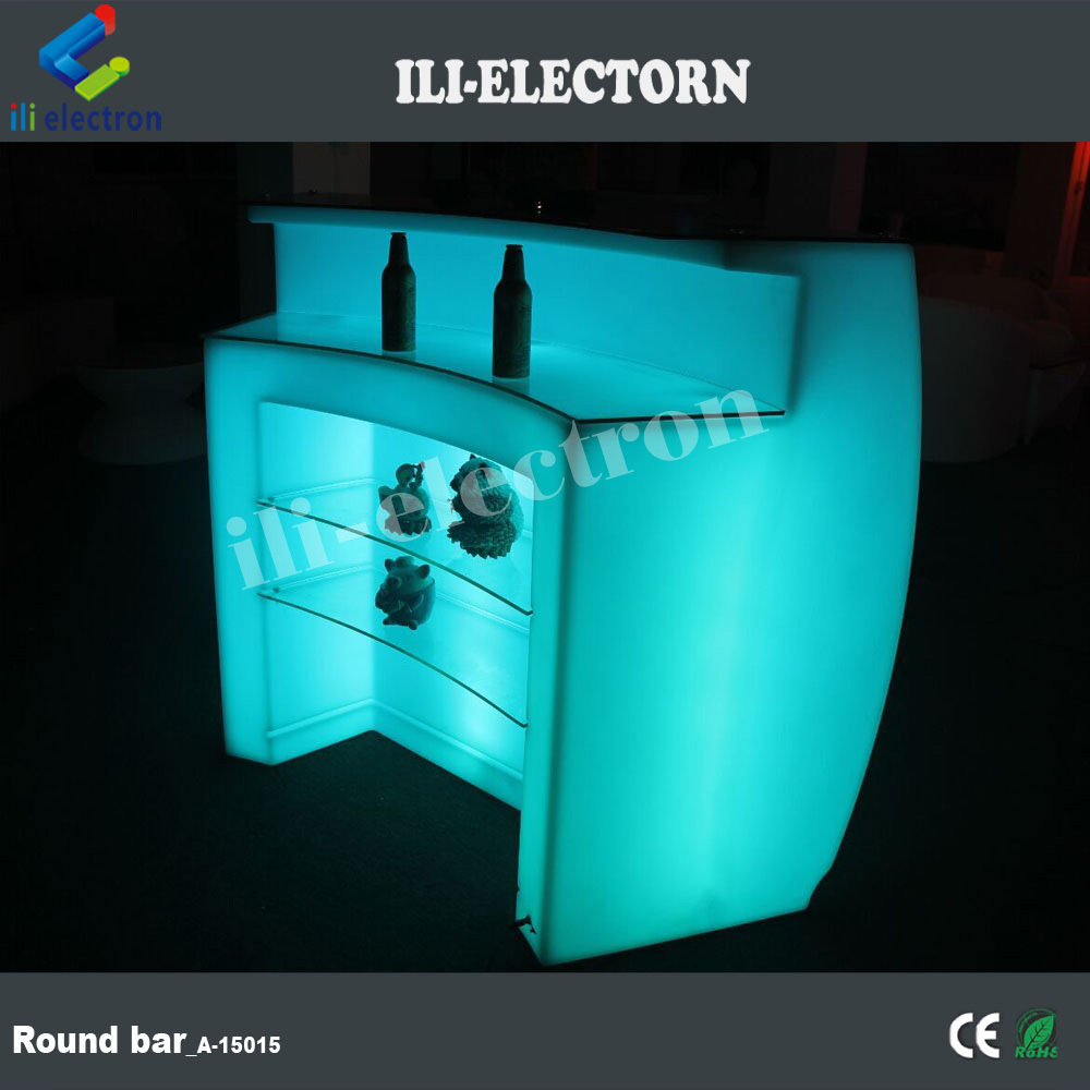 10ft Diameter plastic Illuminated LED Full Circle Glowing Bar