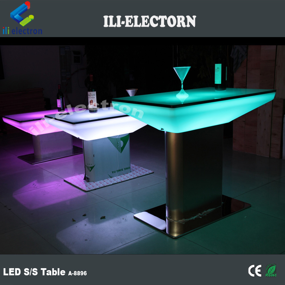 LED light bar furniture cocktail night club table for party